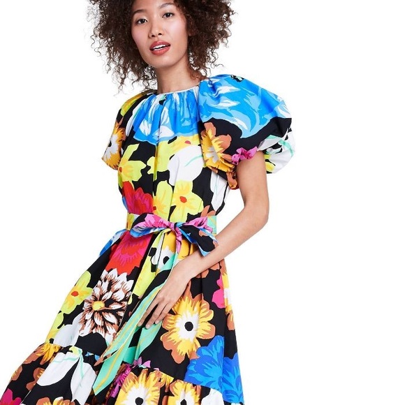 Christopher John Rogers Floral High-Low Dress - Picture 3 of 7